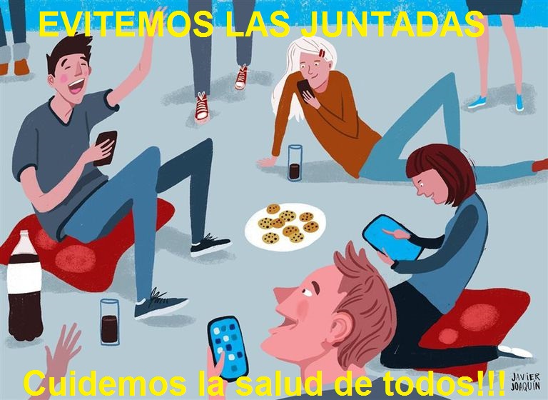 Evitemos las juntadas!!! Cuidemos la salud de todos y la presencialidad de nuestras escuelas.